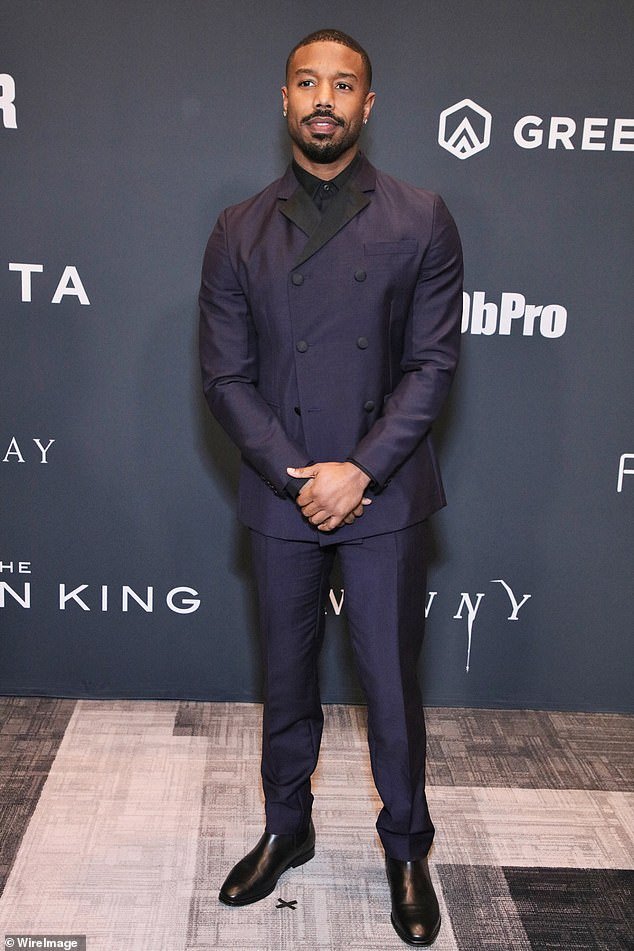 Acknowledging: 'I apologize to the entire family of Michael B. Jordan, his extended family and Michael directly, as he is an idol of mine and participating in a trend like this is completely disrespectful';  Jordan pictured 2022