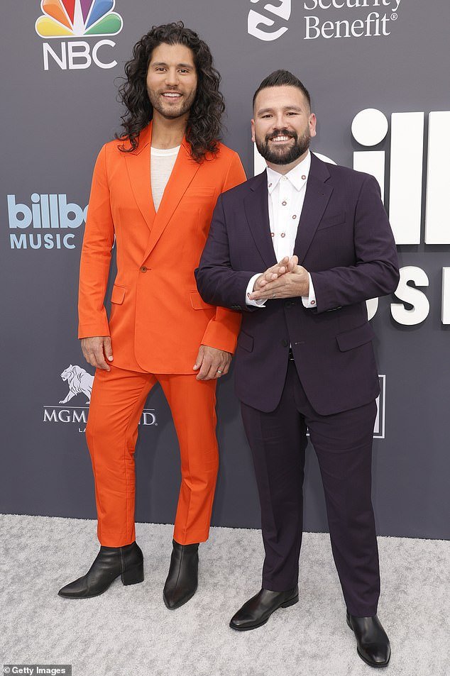 Talented: Shay is part of the award-winning country duo Dan + Shay with Dan Smyers;  the duo met in December 2012 and began playing and writing music together the next day;  seen on May 15, 2022 with Dan
