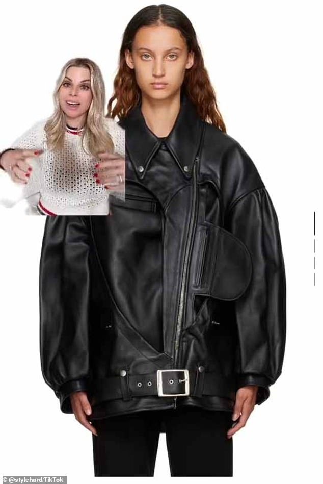 And oversized baggy leather jackets, reminiscent of the '80s era, are back, too.