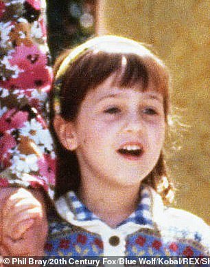 Adorable: Mara, who enjoyed her first film role in Mrs Doubtfire, went on to star in Miracle On 34th Street and Matilda in subsequent years.