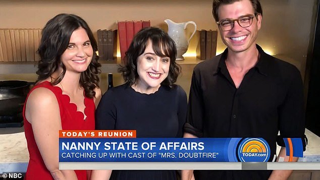 Reunited: NBC's Today Show caught up with the trio during a 2018 segment