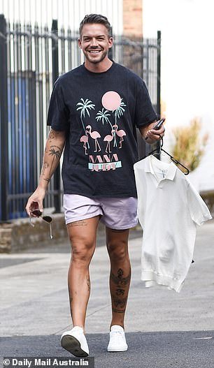 Last month, Thomas (pictured) and fellow suitor Felix Von Hofe were photographed by Daily Mail Australia leaving a Sydney photo shoot without rings.