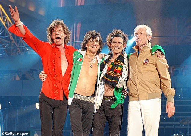 Moving On: It comes after the Rolling Stones will reportedly release their first album of new music later this year, their first in 18 years and since the death of drummer Charlie Watts.