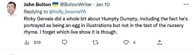 1673525532 134 Baffled author sparks Twitter storm claiming Humpty Dumpy was NOT
