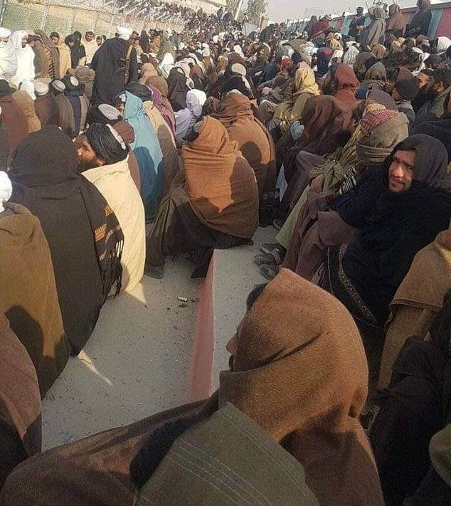 The draconian punishments were handed out in the Ahmad Shahi Stadium in Kandahar today by the Islamist regime