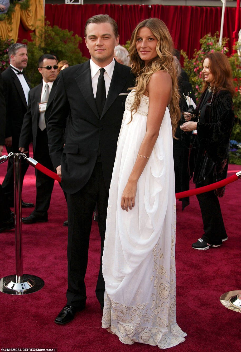 Gisele and Leonardo at the 2005 Academy Awards