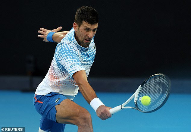 Djokovic cruised to a comfortable straight-sets victory over Australian star Alex de Minaur