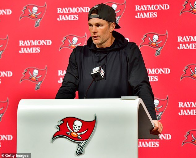 Second round?  Brady's team, the Tampa Bay Buccaneers, suffered a disastrous 31-14 loss to the Cowboys on Monday, and he refused to rule out retirement for the second time.
