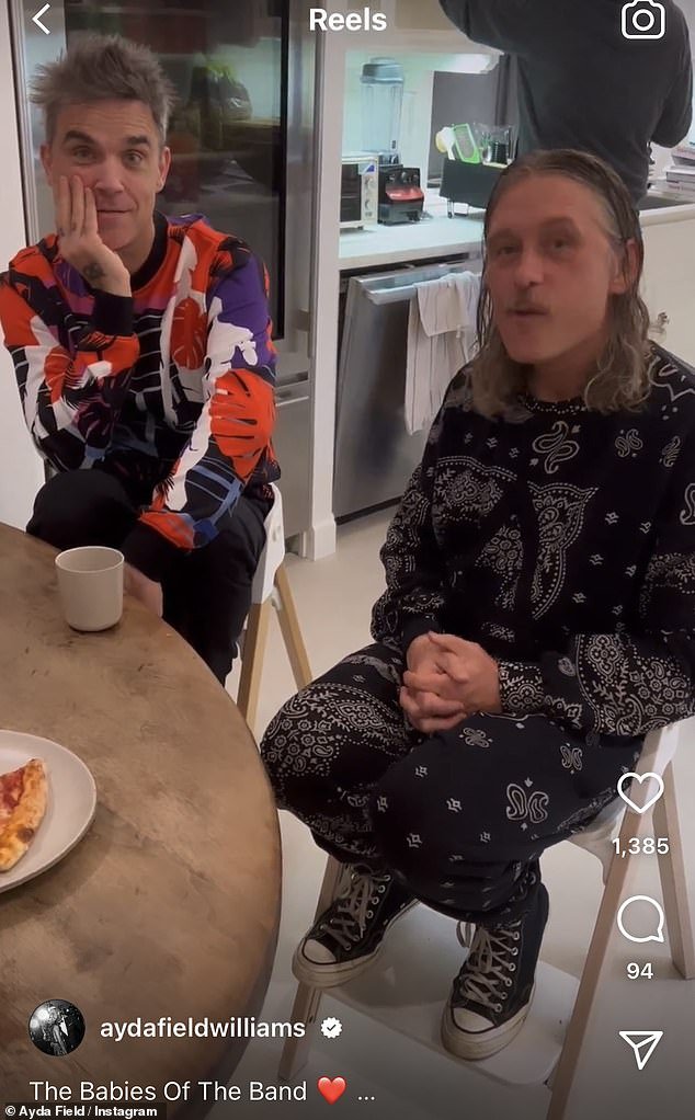 The biggest day: His latest professional venture comes after Robbie and Mark Owen thrilled Take That fans when they reunited in a hilarious Instagram video on Sunday.
