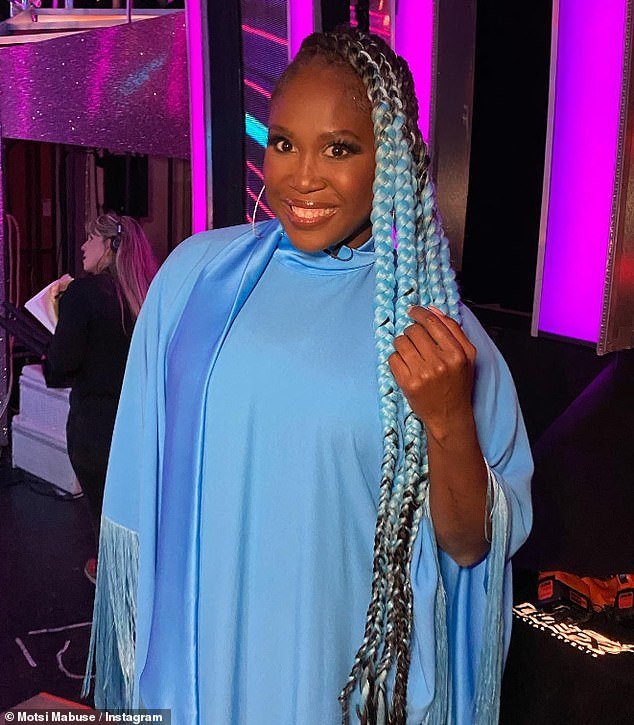 Appearance: It comes after she revealed that her colorful Strictly Come Dancing hairstyles had set her free after years of living under the oppressive Apartheid regime in South Africa.