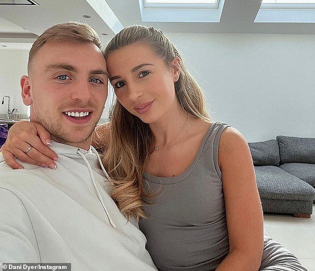 Romance: Dani and West Ham ace Jarrod went public with their relationship in December 2021 and moved in together the following year.