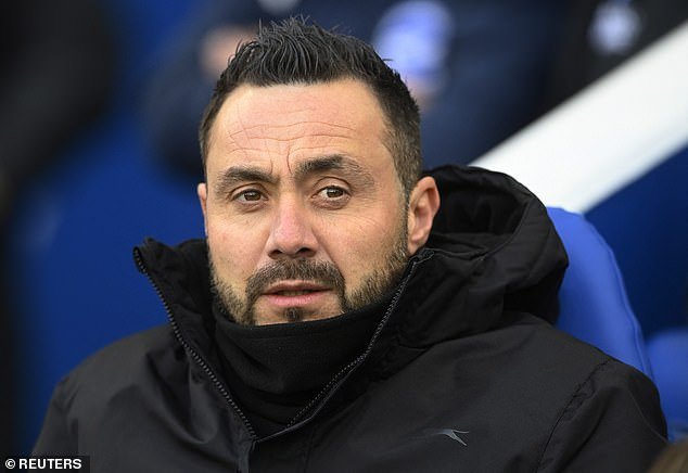 Brighton manager Roberto Di Zerbi is eager to bring in defensive reinforcements this month.