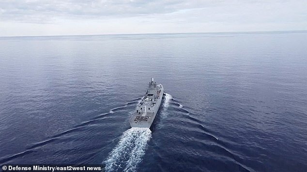 The Russian frigate carrying 'unstoppable' Mach 9 nuclear-capable hypersonic cruise missiles has deviated from its course and is sailing towards the US coast