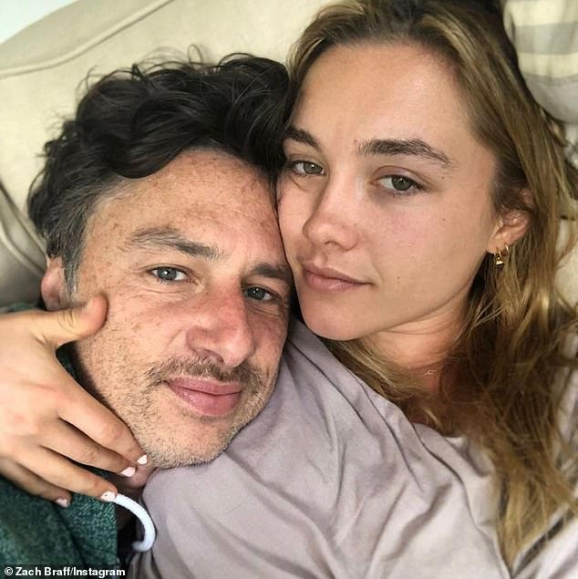 Separation: Florence Pugh, 27, announced in August 2022 that she and Braff, 47, had split earlier in the year after three years together