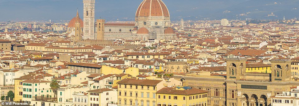 The Italian city of Florence.  Those who find the hidden codes will be entered into a drawing to win a seven-night cruise vacation.