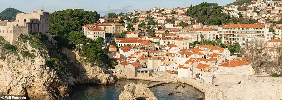 “The images highlight the unique beauty and charm of these magnificent cities,” says Celebrity Cruises.  Above is the Croatian city of Dubrovnik.