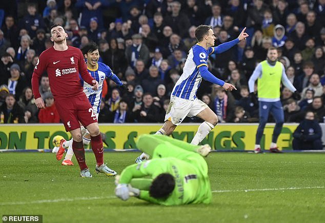 Liverpool have a chance to avenge their 3-0 loss to Brighton this month ahead of their FA Cup clash against the Seagulls this weekend.