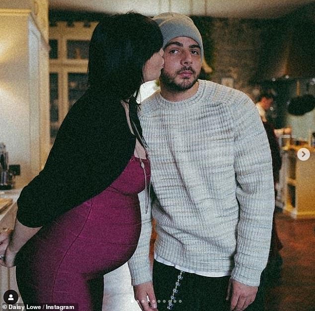 Beloved: The star is expecting her first child with real estate developer fiancé Jordan Saul, whom she began dating in the summer of 2020.