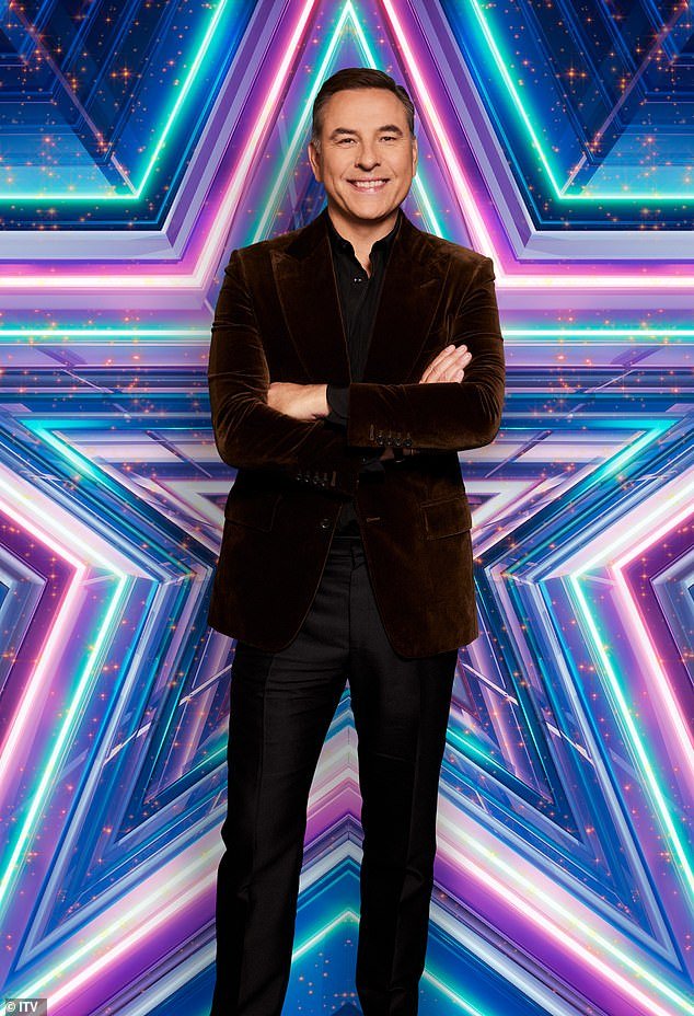 Gesture: Bruno was recruited onto the panel to replace David Walliams, who resigned after ten years at BGT, who he says gave him a bottle of wine as a congratulatory gift.