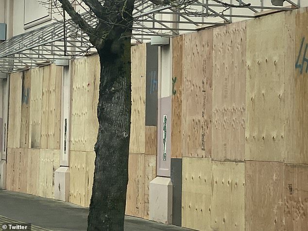 Businesses in several cities have been boarded up in anticipation of the release of the shocking images.