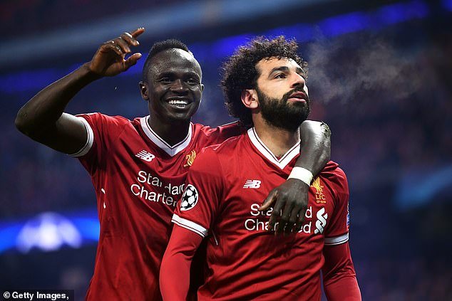 Sadio Mane (left) left Liverpool in the summer and had formed a good partnership with Salah
