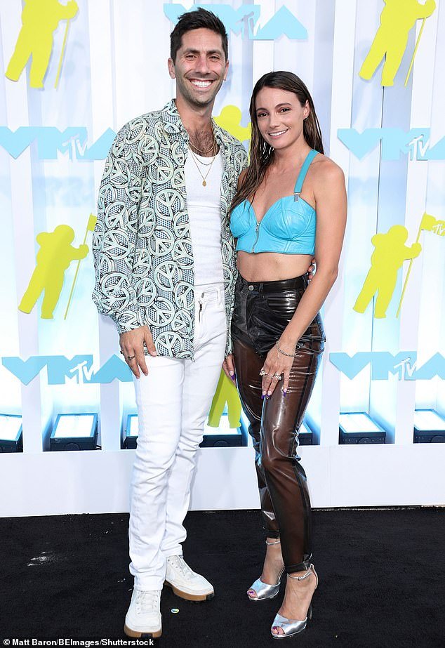 Pain – The lifestyle writer and Dancing With The Stars alum have been married since 2017 and share three children;  Laura and Nev at the 2022 MTV Music Video Awards