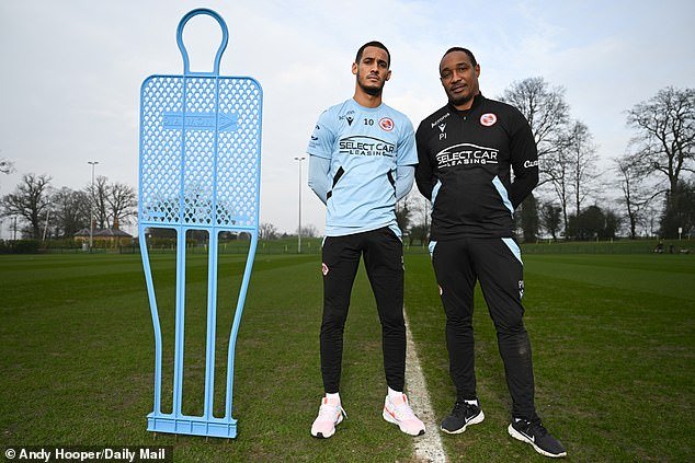 Reading boss Paul Ince (right) borrowed Manchester City's training facility ahead of the FA Cup