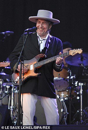 Legendary: Dylan, pictured in 2012