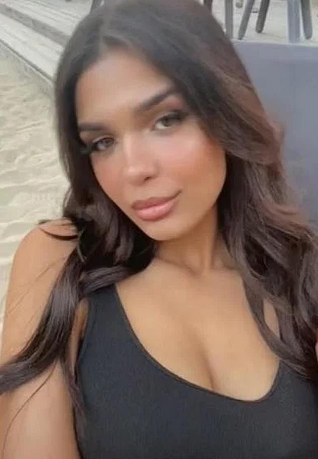 Algerian beauty blogger Khadidja O (pictured) was stabbed 50 times in the German city of Ingolstadt, her face completely disfigured from the number of stab wounds