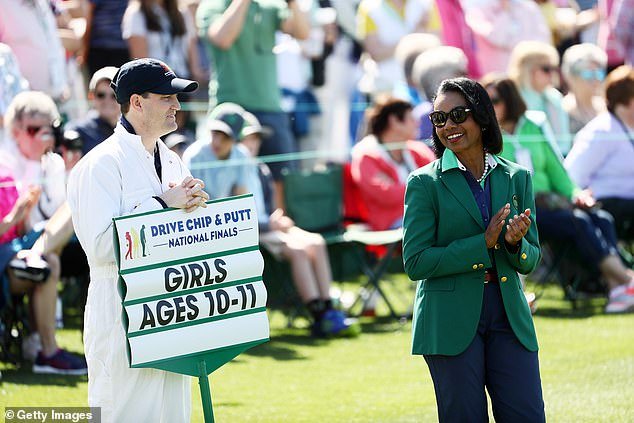 His request to obtain third-party discovery of communications involving 10 members of Augusta National, including former Secretary of State Condoleezza Rice (above), has been denied.