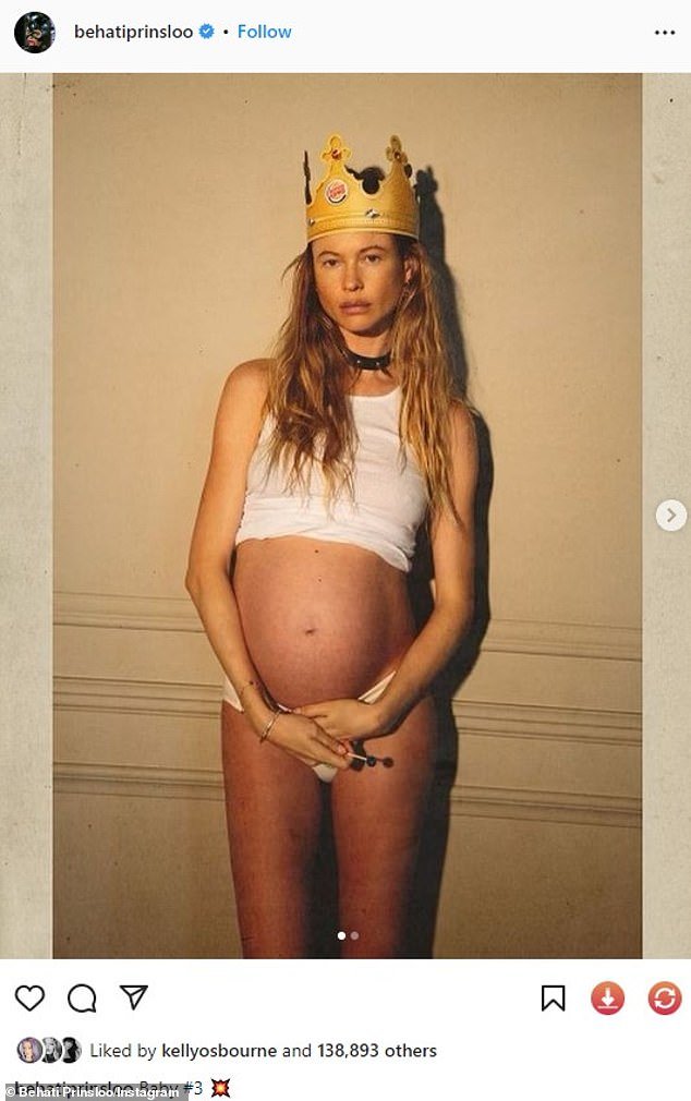 Good news: the lingerie model often shared pictures of her tummy on Instagram