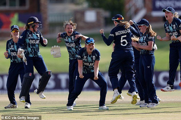 England pulled off a remarkable three-run victory to beat Australia in the U-19 Women's World Cup