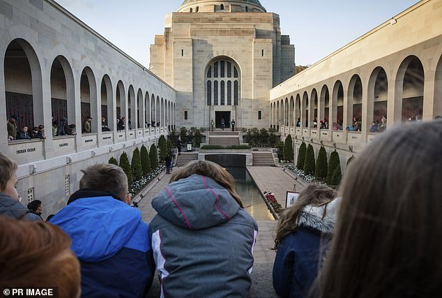The Australian War Memorial (pictured in Canberra) has been criticized for using pronouns of 
