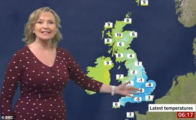 Off the air: Carol Kirkwood (pictured) was replaced on BBC Breakfast on Friday by Sarah Keith-Lucas in the cast shakeup, after she was forced to shut down rumored feuds with Naga Munchetty