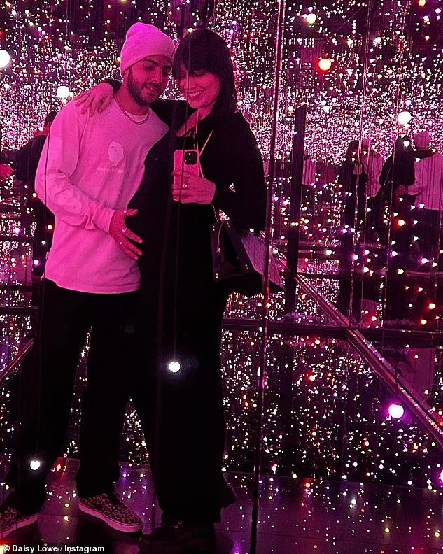 Daisy Lowe pregnant celebrates her 34th birthday at Londons Tate