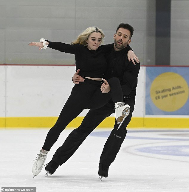 Nightmare: Dancing On Ice star Sylvain Longchambon was rushed to hospital last week after injuring his chin while choreographing his upcoming routine for the ITV show.