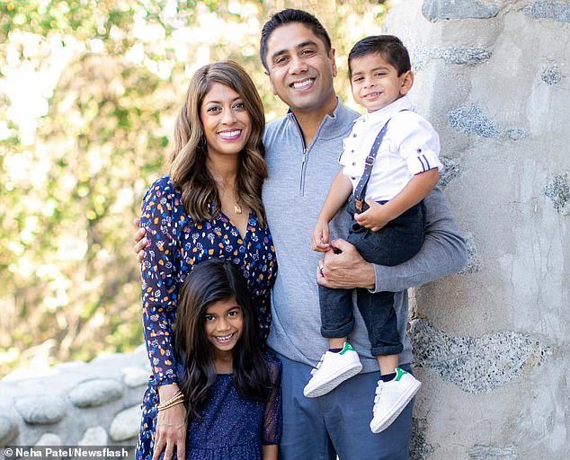 The wife of Dharmesh A. Patel, 41, told paramedics that he intentionally drove his car off a cliff in California with the entire family inside.