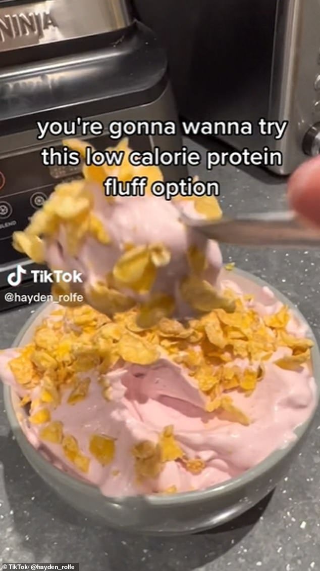 British fitness TikToker Hayden Rolfe went viral with his delicious-looking and creamy dessert plate, racking up more than 2.5 million views.