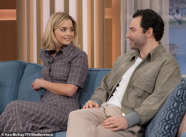 Bonding: Jenna Coleman and co-star Aidan Turner talked about their experience working together on their new West End show Lemons, Lemons, Lemons