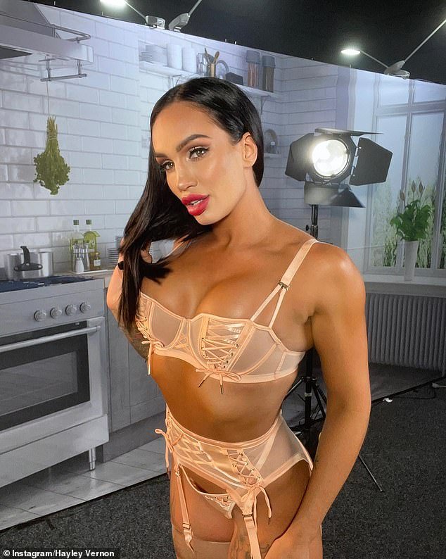 Reality star-turned-escort Hayley Vernon (pictured) has revealed how she spent thousands of dollars on a luxury lifestyle before learning how to 