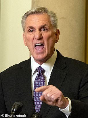 House Speaker Kevin McCarthy gave a news conference Tuesday night.
