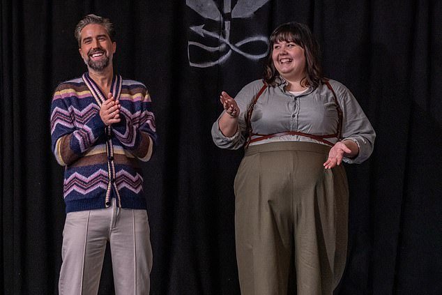 Incoming: OnlyFans have launched an outrageous new comedy competition show with a massive £100,000 prize fund at stake, the biggest ever for a UK comedy competition (presenters Jack Guinness and Sofie Hagan pictured)