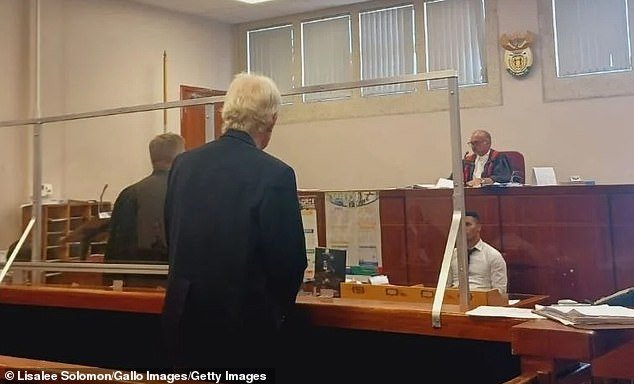 The 83-year-old, seen in a South African court today, has been dubbed 'Jimmy Savile Mark II' by a Scottish MP and is accused of crimes against boys at Edinburgh Academy and Fettes College