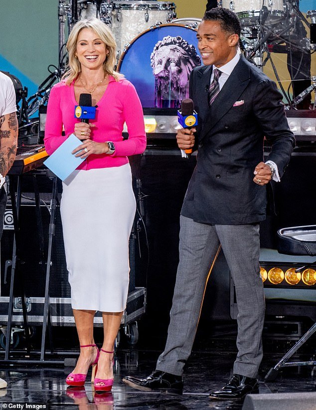 TJ Holmes and Amy Robach are STILL in talks with