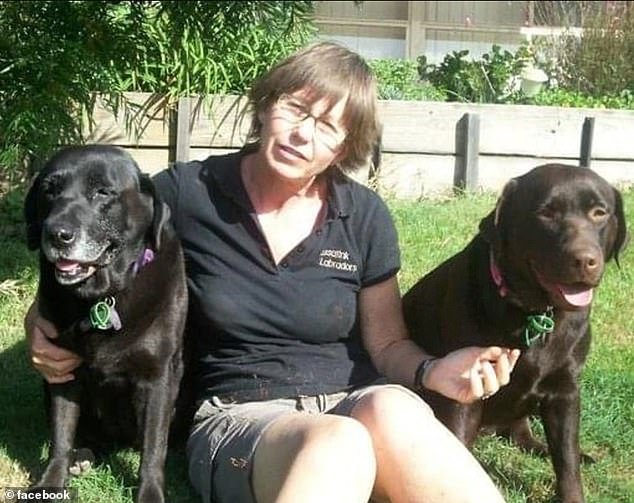 Police issued a 'high risk' missing person alert for Wendy Sleeman, 61 (above), after blood was discovered in her burning home in Elanora on Tuesday.
