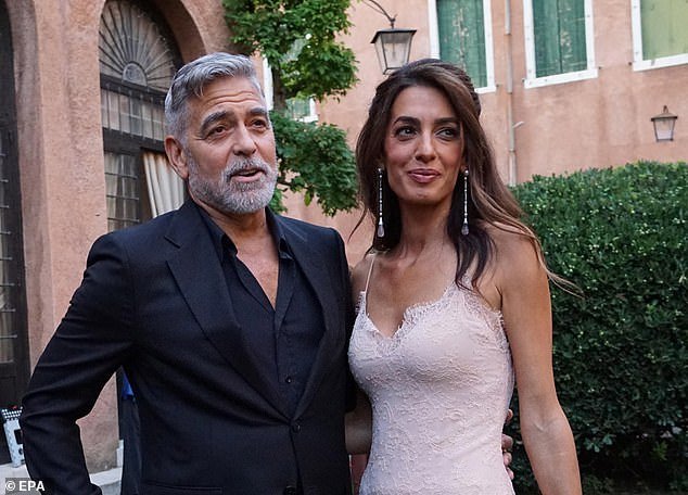 George and Amal Clooney brought their star power to the town where they got married in 2014 when they arrived for an awards ceremony
