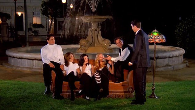 The Friends credits pictured