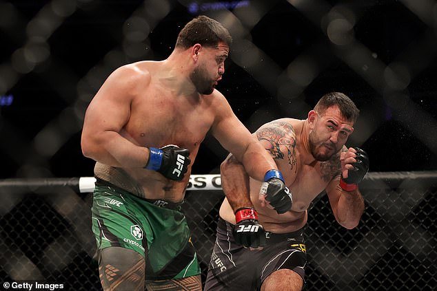 Tuivasa fought just days after the violent incident at UFC 243 in Melbourne