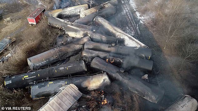 The state of Ohio took the railroad company to court in March, seeking damages for damage to the state's environment, economy and residents
