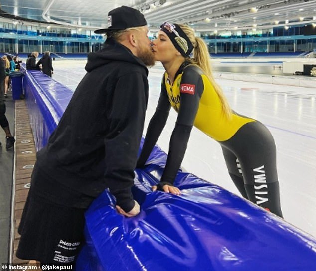 Paul has admitted to being 'deeply in love' and even attending Leerdam's skating practice